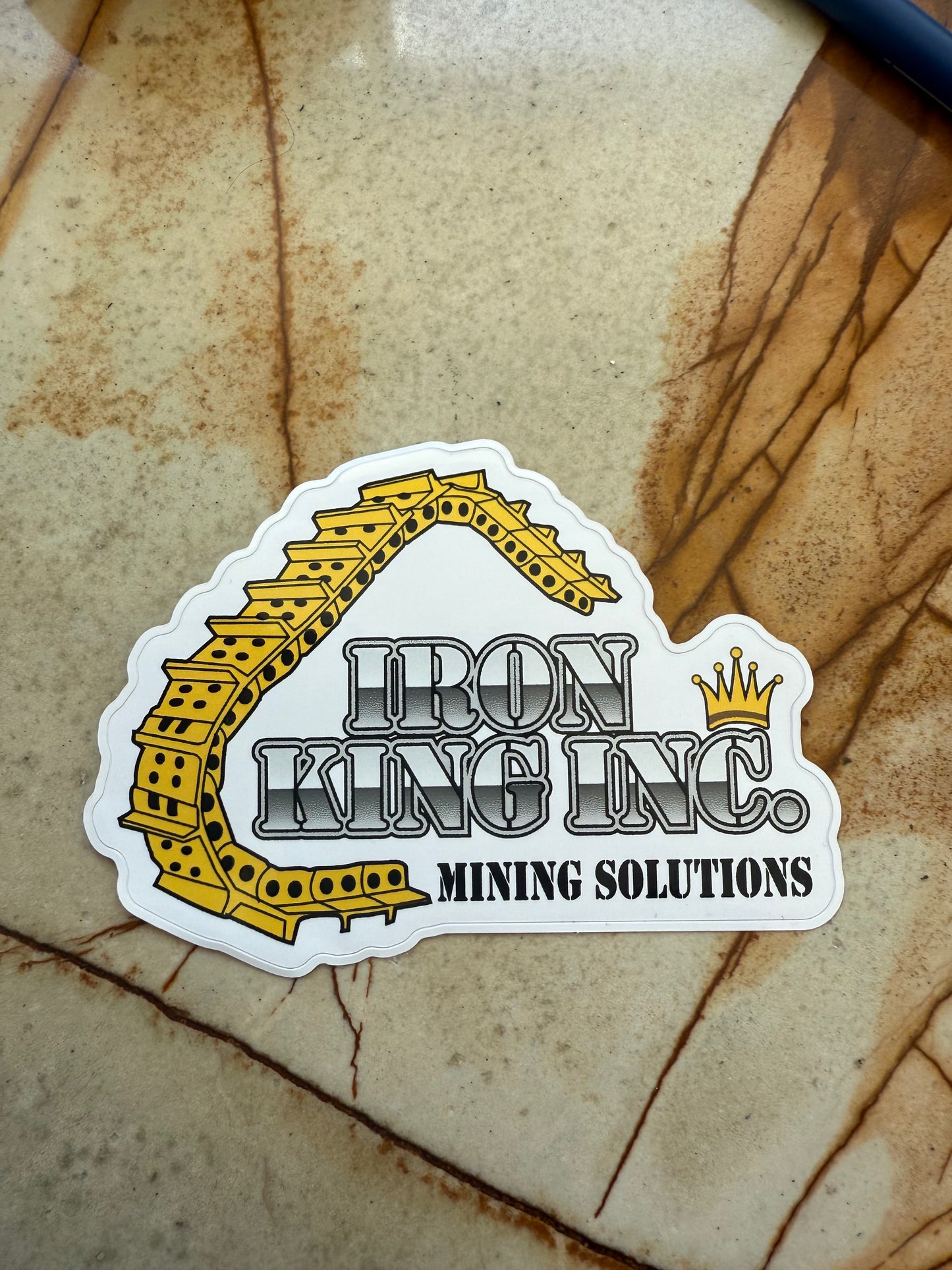 Iron king sticker